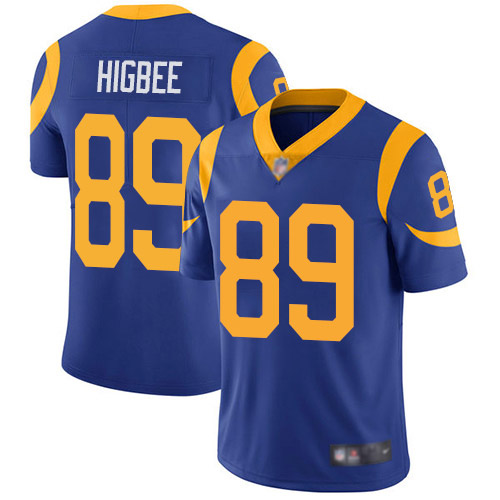 Los Angeles Rams Limited Royal Blue Men Tyler Higbee Alternate Jersey NFL Football #89 Vapor Untouchable